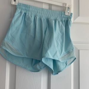 Light blue lulu lemon sport shorts